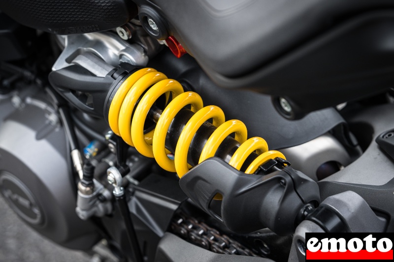 amotisseur avec le reglage en precharge uniquement