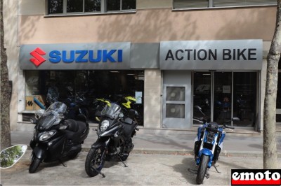 Action Bike, Suzuki à Paris