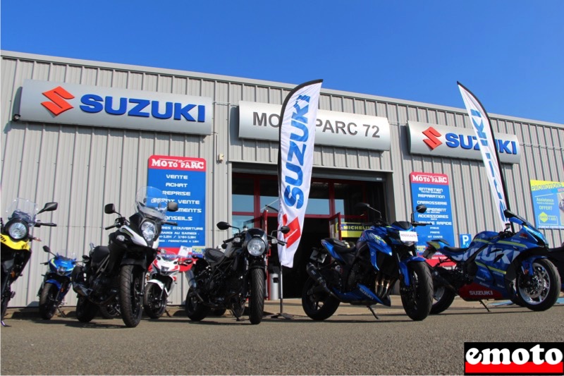 Moto Parc 72 Suzuki au Mans, moto parc 72 la concession suzuki au mans