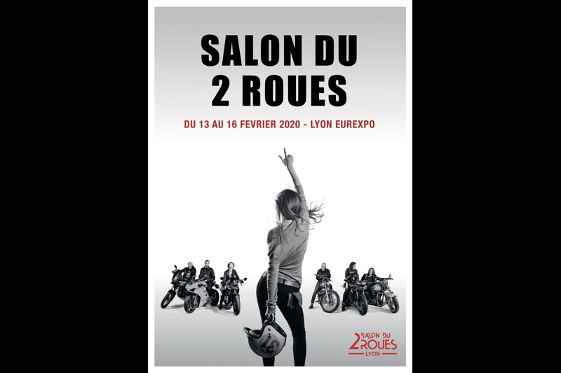 Salon du 2-roues de Lyon 2020, affiche salon du 2 roues de lyon 2020